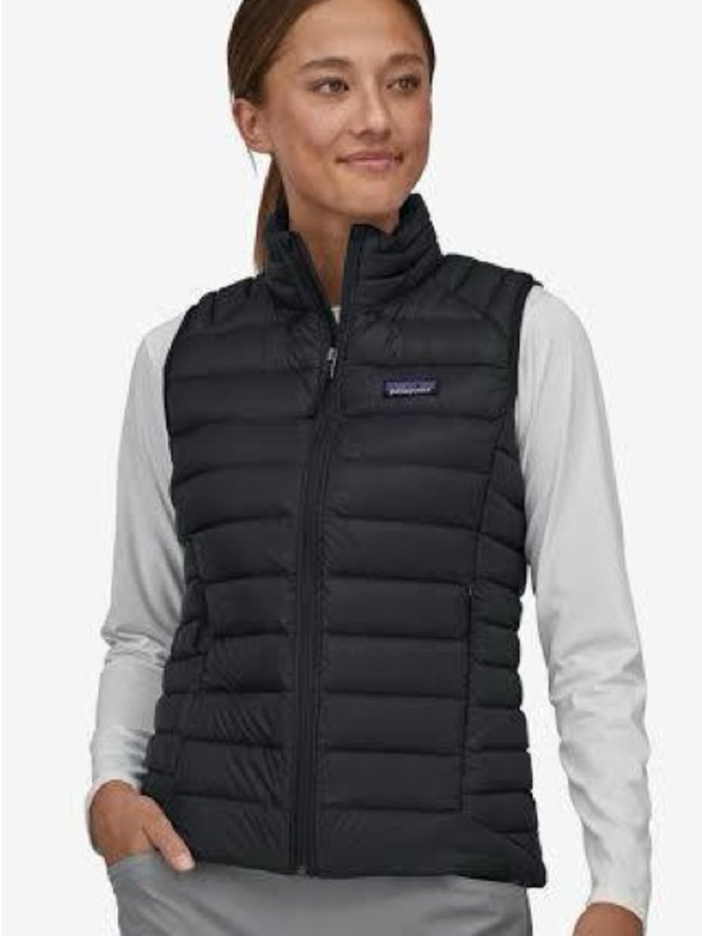 Patagonia Women's Black Quilted Down Vest